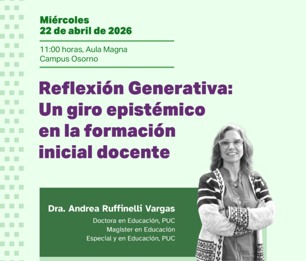 Afiche Inauguración Año académico Escuela de Pedagogía