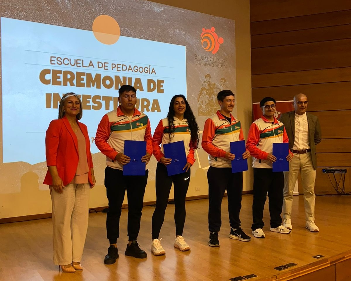Ceremonia de Investidura marca el inicio de una nueva etapa para estudiantes de Pedagogía de la Universidad de Los Lagos